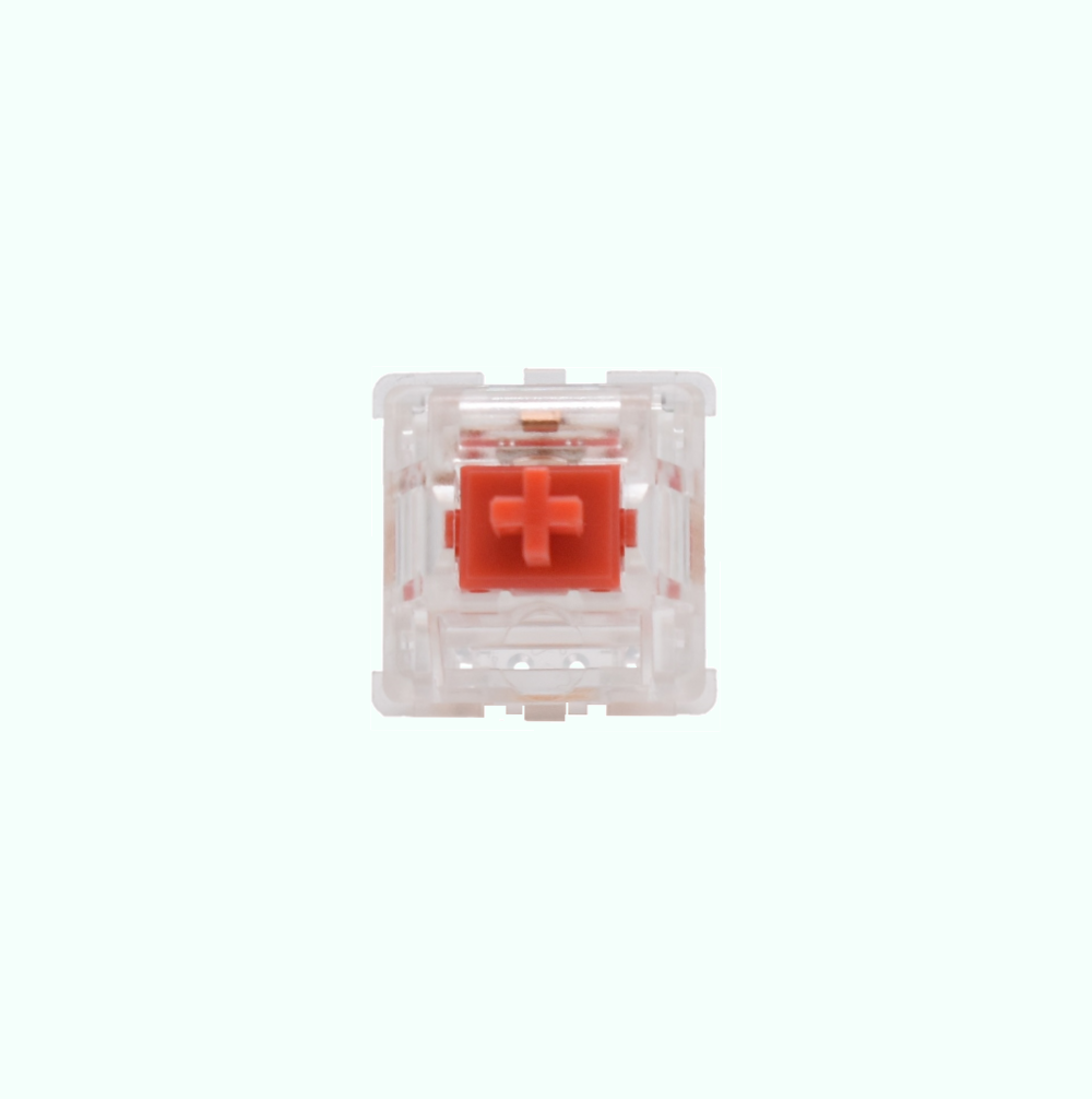Everglide CORAL RED Switch - Klackz Krypt
